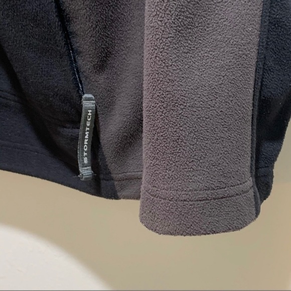 STORMTECH Men's Black Gray Fleece Full Zip Golf Jacket Size Large - Picture 3 of 6